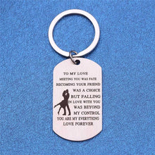 Load image into Gallery viewer, Personalized Customize Engraving  Key Chain Stainless Steel Calendar Highlighted Date Car Logo Plate Number  Anti-lost Keyring